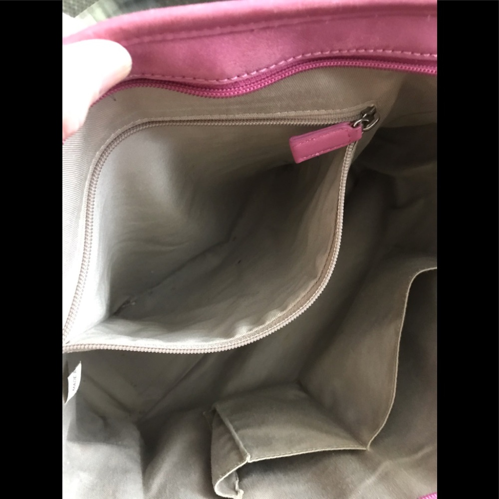 SOLD - Jack Georges Bright Pink Shoulder Bag - GUC - Picture 6 of 16